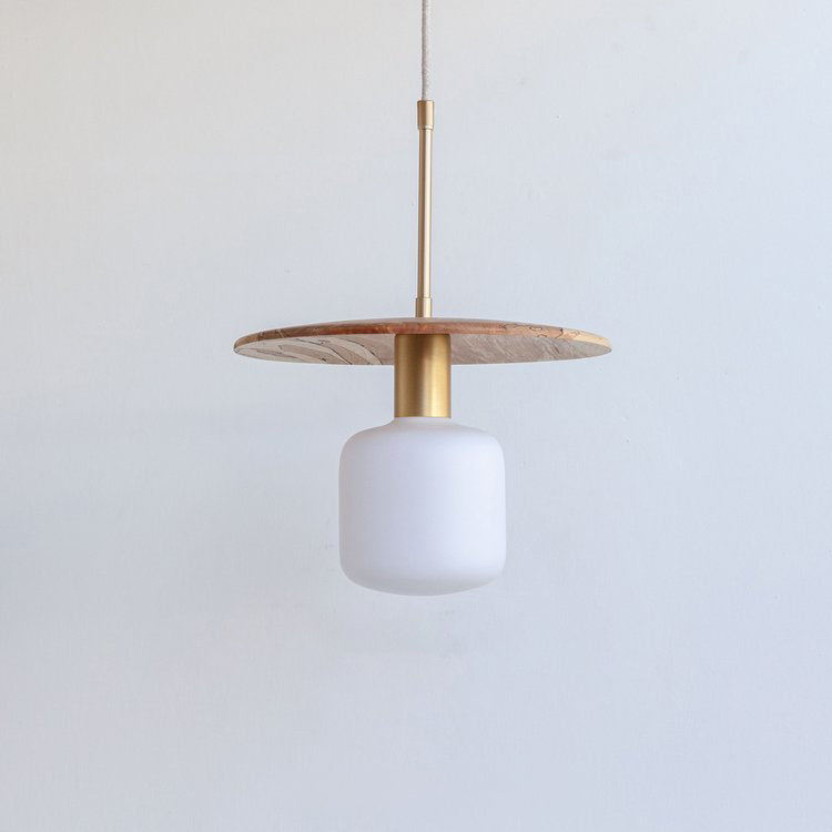 "Cara" Pendant Light - Spalted Beech