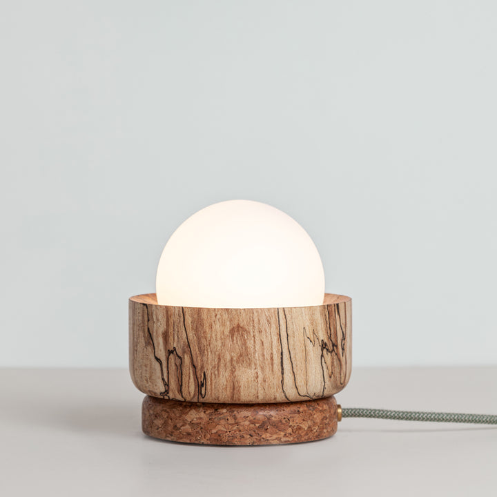 “Pearla” Table Lamp - Hardwood