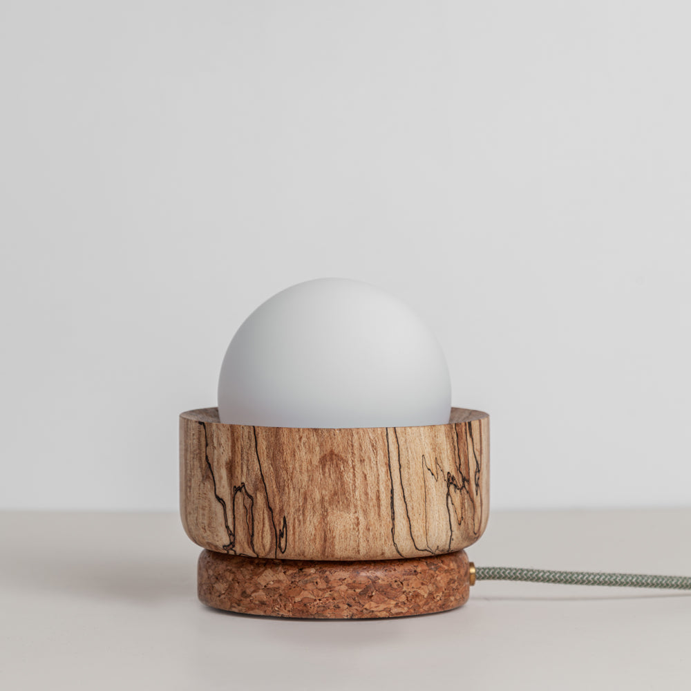 “Pearla” Table Lamp - Hardwood