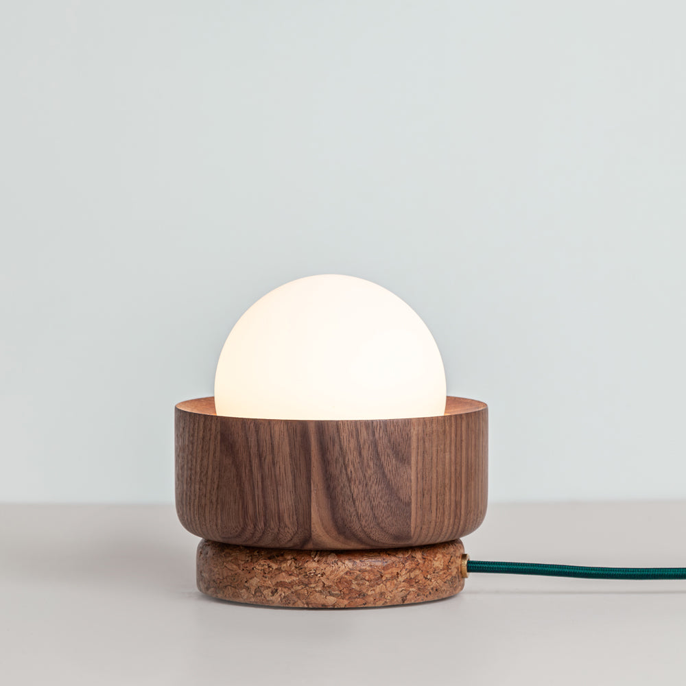 “Pearla” Table Lamp - Hardwood