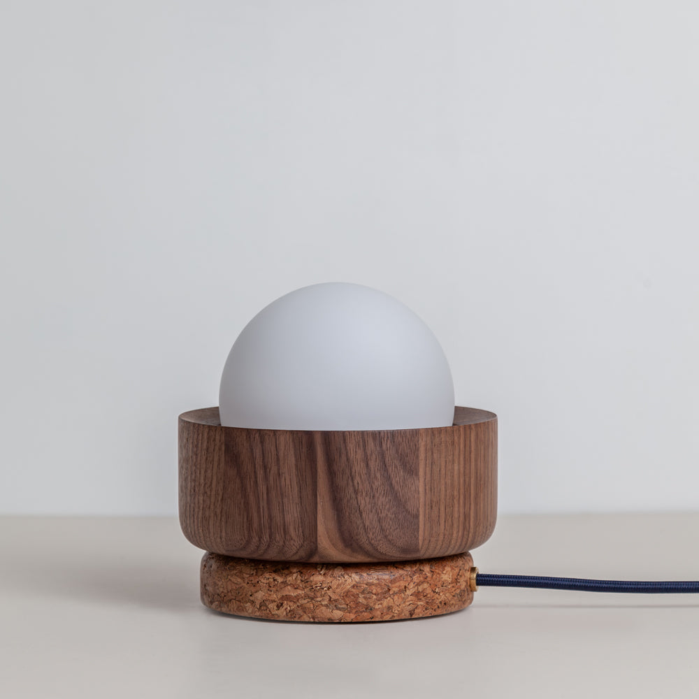 “Pearla” Table Lamp - Hardwood