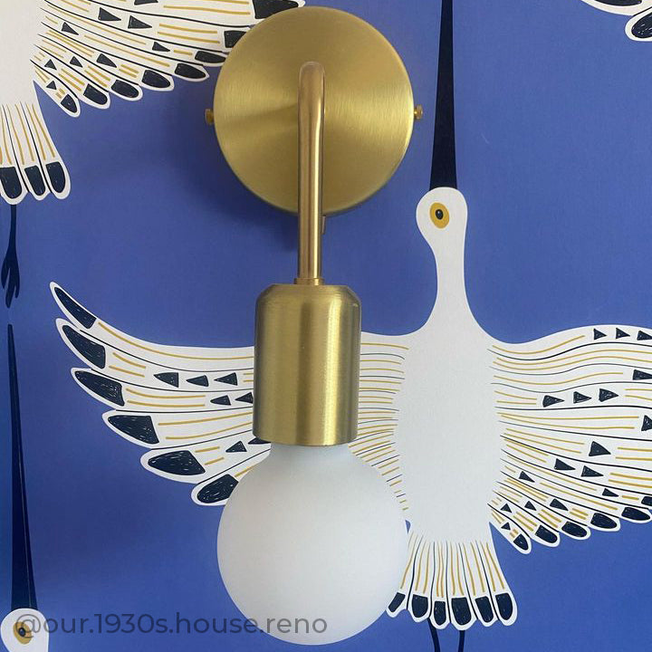 "Bold as Brass" Wall Light