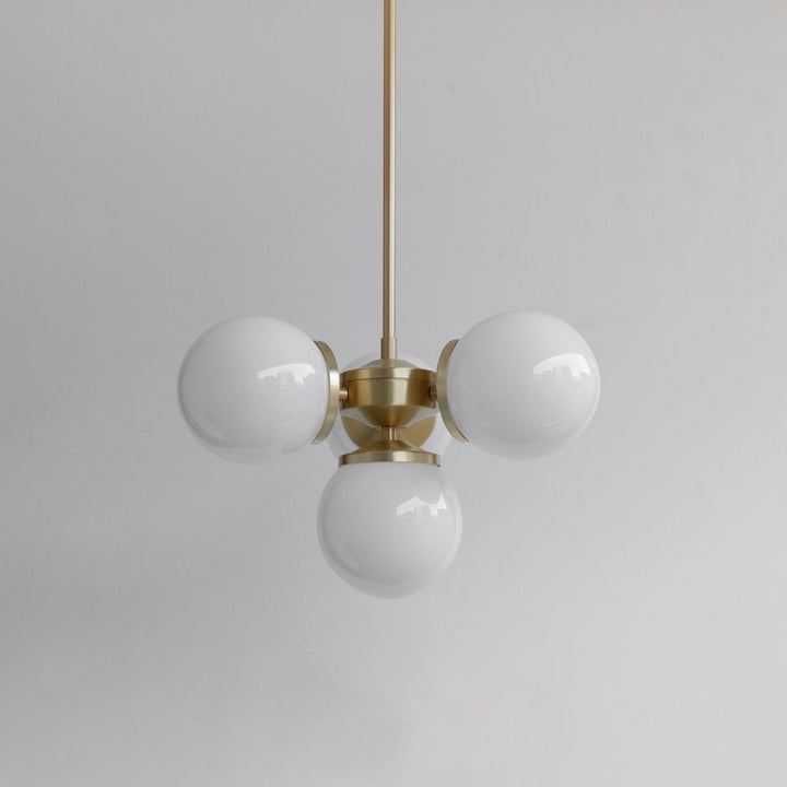 "Lir" Opal Glass Globe Pendant Light