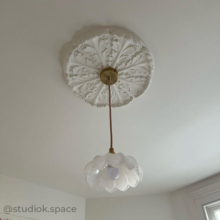 "Petal" Fabric Cable Pendant Light