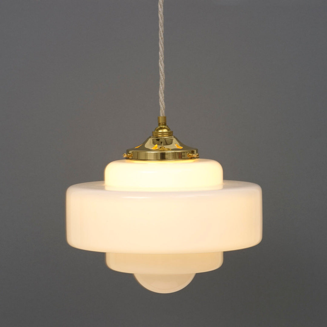 "Atlas" Opal Glass Pendant Light